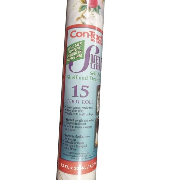 Con-Tact Brand Vintage 15 Ft Shelf Liner Self-Adhesive Roll w/ Homestead 5R4200 - Picture 1 of 4